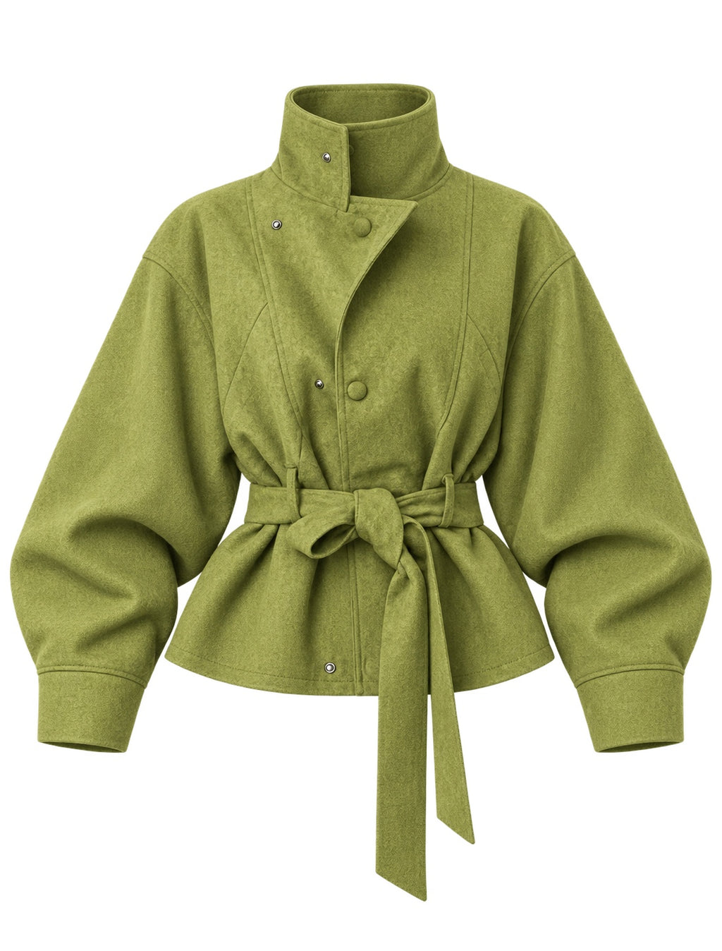 Trench vert ceinturé FEELYOURSELF by KéKé